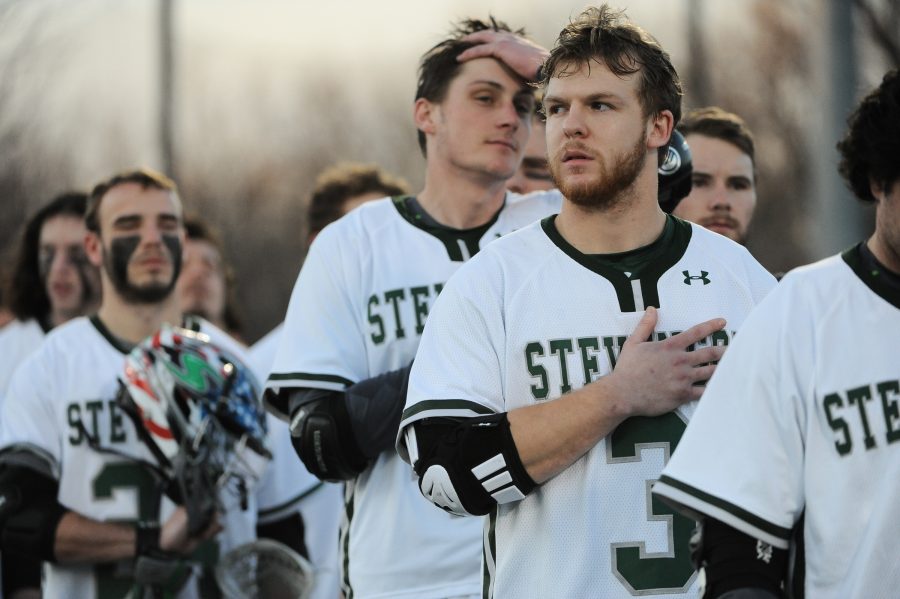 Stevenson+mens+lacrosse+took+down+%231+ranked+Tufts+on+Tuesday+night+at+Mustang+Stadium+in+Owings+Mills%2C+walking+away+with+an+11-10+win.