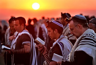 Believers of the Jewish faith celebrate Yom Kippur. (Photo from biblicalisraeltours.com)