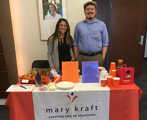 Representatives from Mary Kraft and Associates participated in an earlier Business Breakfast Hour. (Villager file photo)