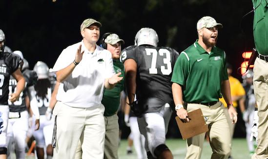 Stevenson University football opened their season at home under the lights Friday night with a 42-28 victory over NC Wesleyan at Mustang Stadium in Owings Mills.