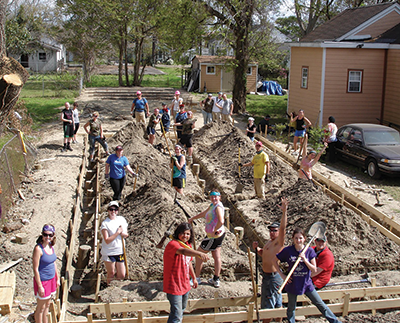 Restoring the Foundation for a new home Photo from Villager Files