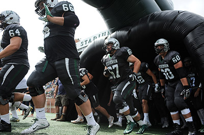 Stevenson football improves to 3-0 on the year with their 24-13 victory over Lebanon Valley on Saturday afternoon at Mustang Stadium in Owings Mills.