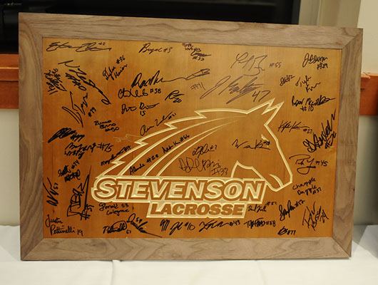 Stevenson mens lacrosse held their 13th annual lacrosse banquet at Rockland Hall on Friday night.