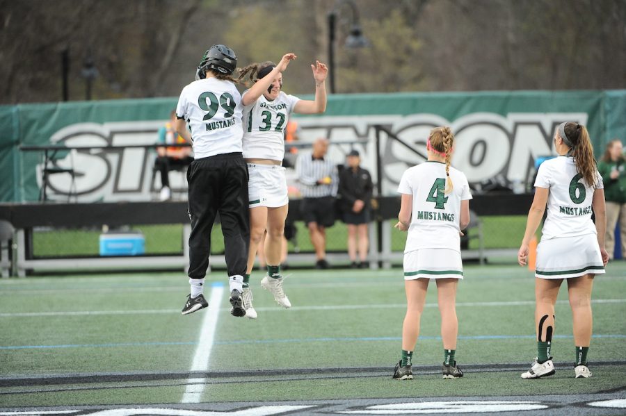 Stevenson+womens+lacrosse+closed+out+the+home+season+with+a+20-5+win+over+Alvernia+on+Thursday+night+at+Mustang+Stadium.