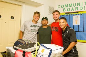 Students relocate during move week