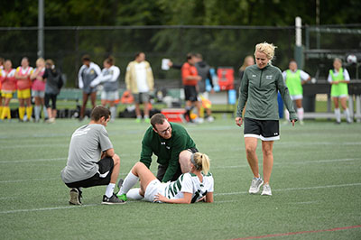Athletic trainers keep athletes healthy