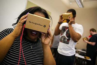 Professor brings virtual reality to life