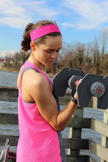 Tyler Didra, the fitness instructor for Women on Weights, has two years experience in personal training.