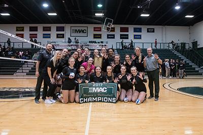 Stevenson womens volleyball picked up their 6th straight MAC Conference Championship on Saturday afternoon at Owings Mills gymnasium with a 3-1 win over Arcadia with set scores of (23-25), (25-21), (20-25) and (20-25).