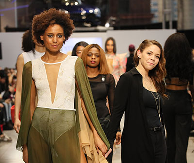 Student work featured in NY Fashion Week