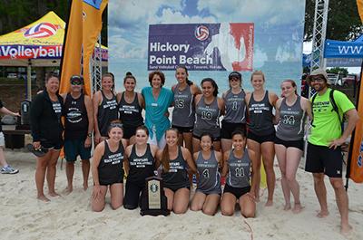Beach volleyball seeing success in third year