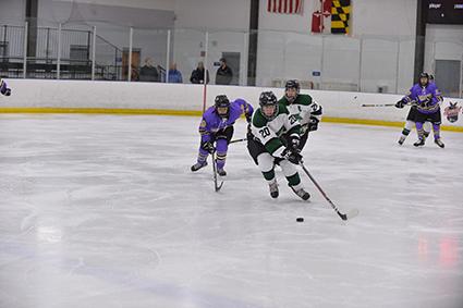 SU women's ice hockey falls 4-1 to Nazareth at Reisterstown Sportsplex on Friday afternoon.