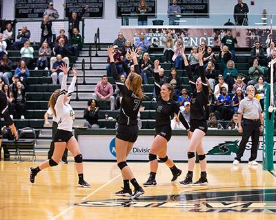 Womens volleyball secures top seed