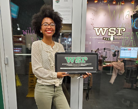 Krystal Alexis, the promotions director of Wild Stang Radio and SUTV, will host the 15 Minutes of Fame podcasts. (Photo courtesy of Krystal Alexis)