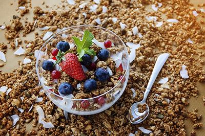 Oatmeal Organic Berry Granola Diet Healthy Muesli