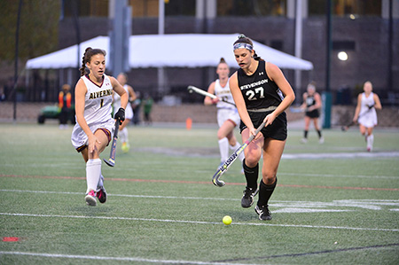 Stevenson field hockey falls 2-1 to Alvernia on Saturday evening at Mustang Stadium in Owings Mills.