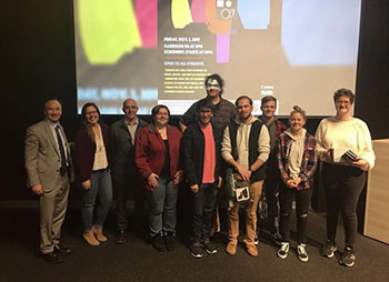 The winners from the 2019 annual Stevie U 72 Film Festival. (Photo from Stevenson Film and Moving Image Instagram)
