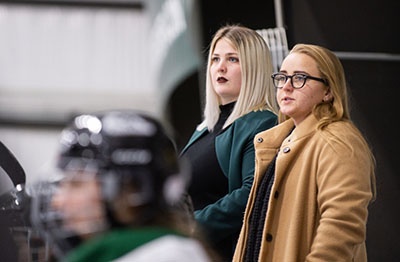 New coaches take over womens ice hockey