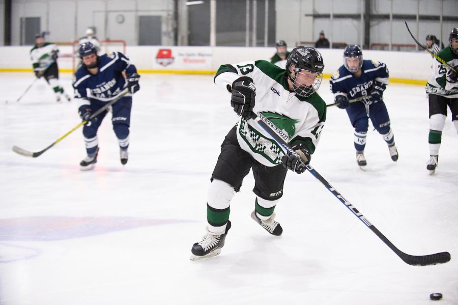 Stevenson womens ice hockey notches a 5-0 shut out over Lebanon Valley on Friday night at Reisterstown Sportsplex.