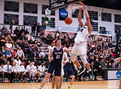 Stevenson mens basketball drops the final home game of the regular season to Hood 73-93 on senior night Tuesday at Owings Mills gymnasium.