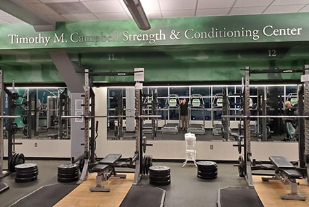 Mustang fitness center dedicated