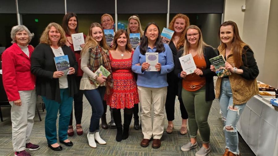 A group who attended last years kick-off of National Novel Writing Month.