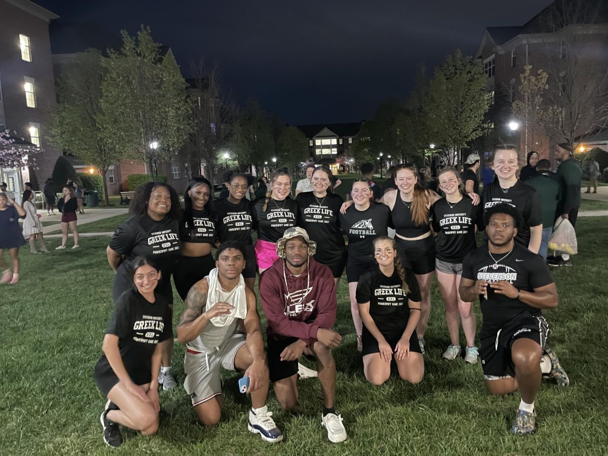 2023 powderpuff game participants after the game hosted during greek week.