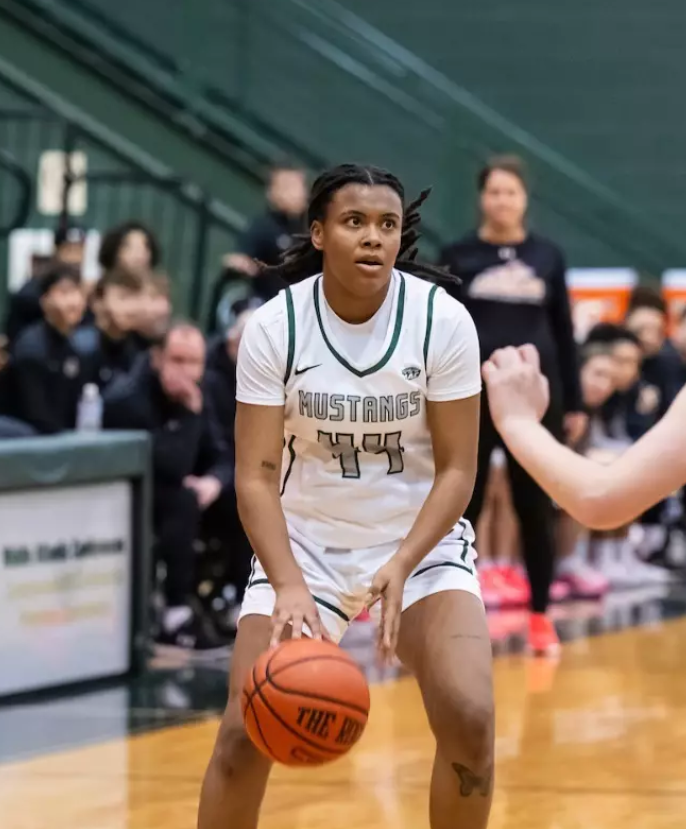 Three-sport athlete Sanaa Thorne leads the Stevenson women's basketball team again this season.