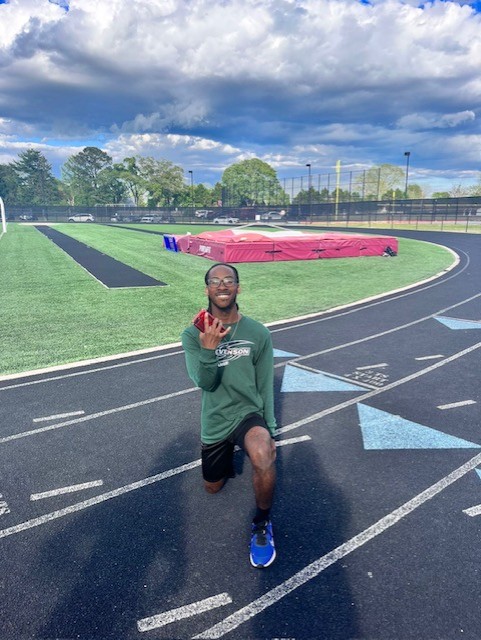 Ja'Naz Crawley training at a track. 

