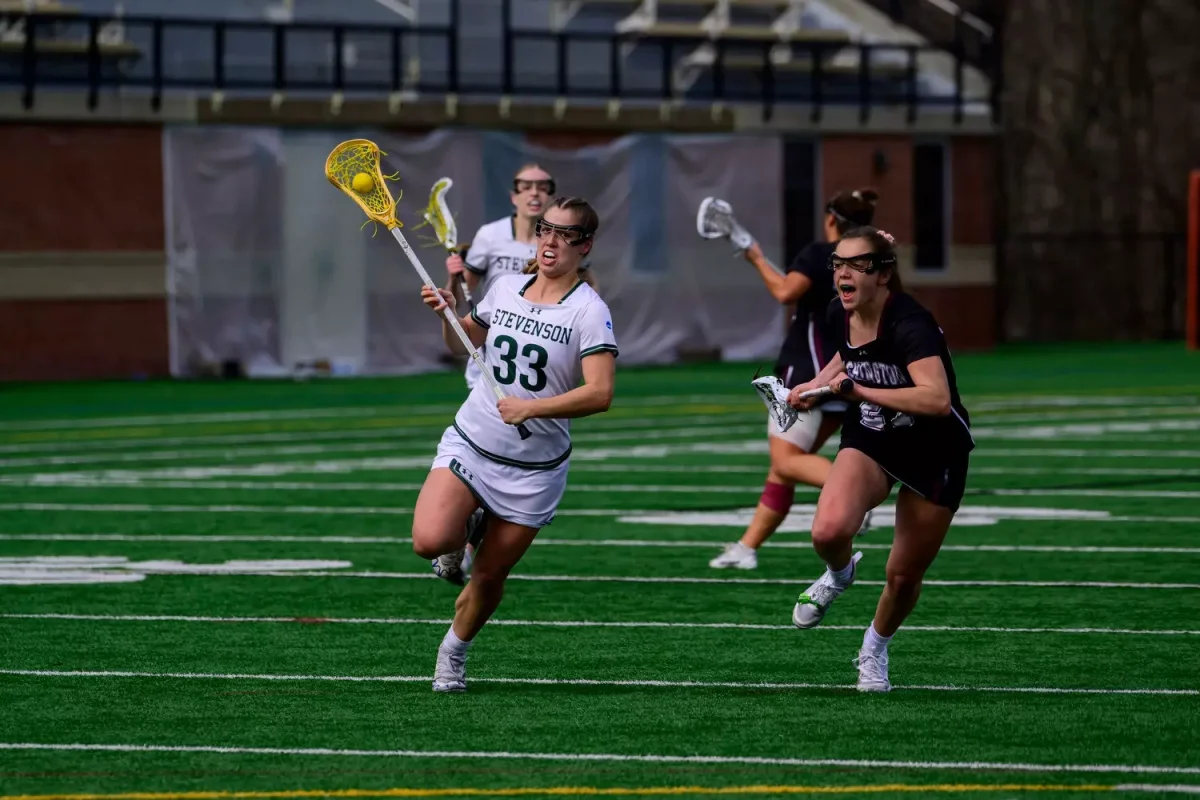 Sophia Murray charges past a defender