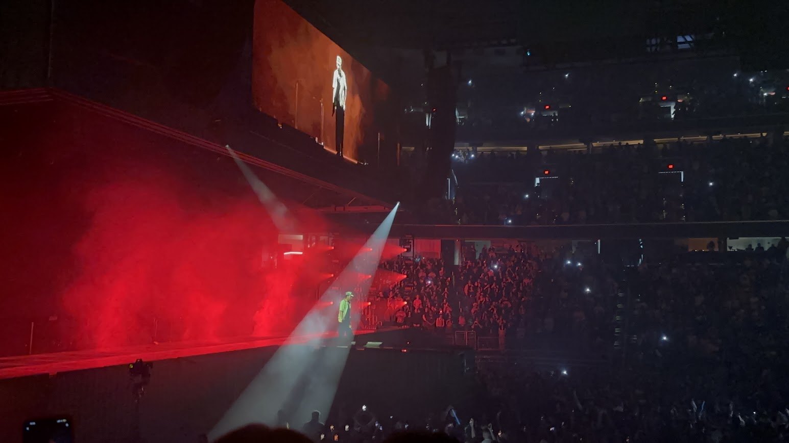 Tyler, the Creator performs "NEW MAGIC WAND" at the Capital One Arena in Washington D.C.